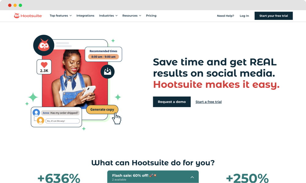 #18 Best marketing tools - Hootsuite