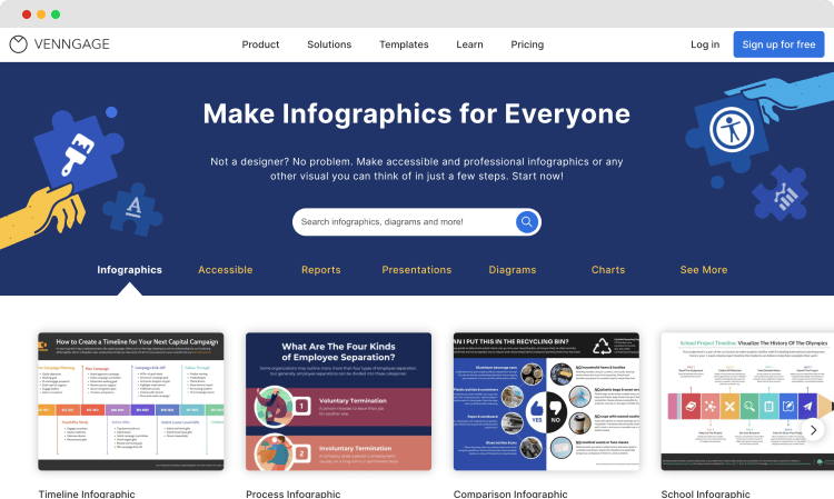 #25 Best marketing tools - Venngage