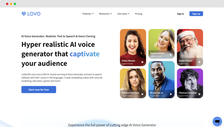 #30 Best marketing tools - Lovo.ai