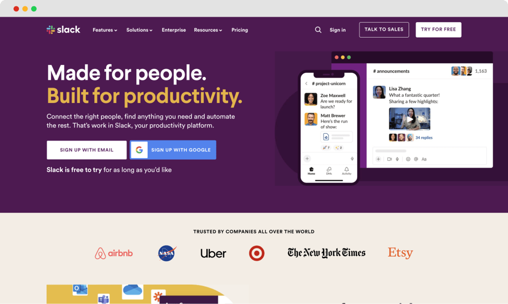 #8 Best marketing tools - Slack