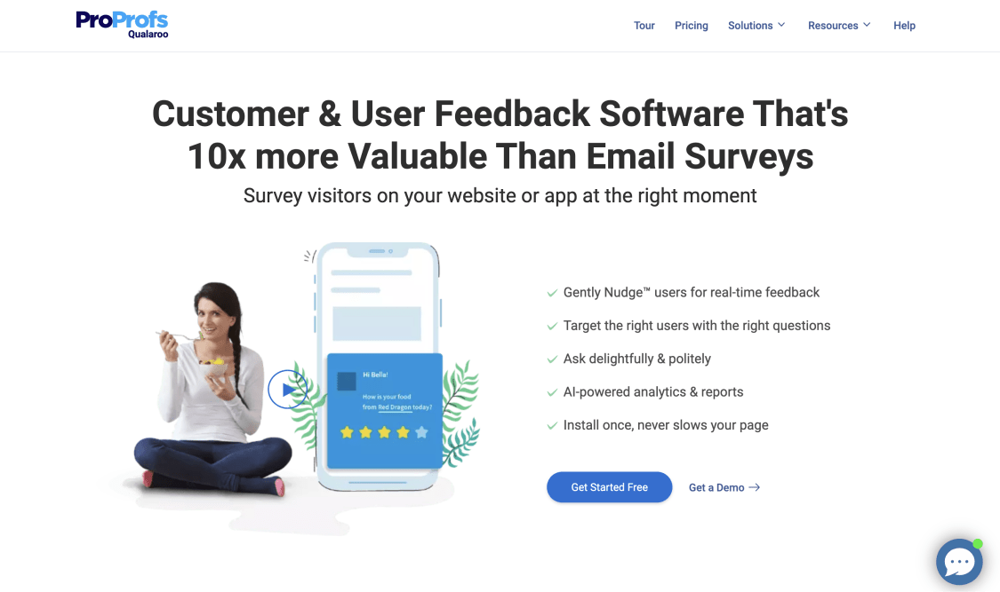#6 Alternative à SurveyMonkey - Qualaroo