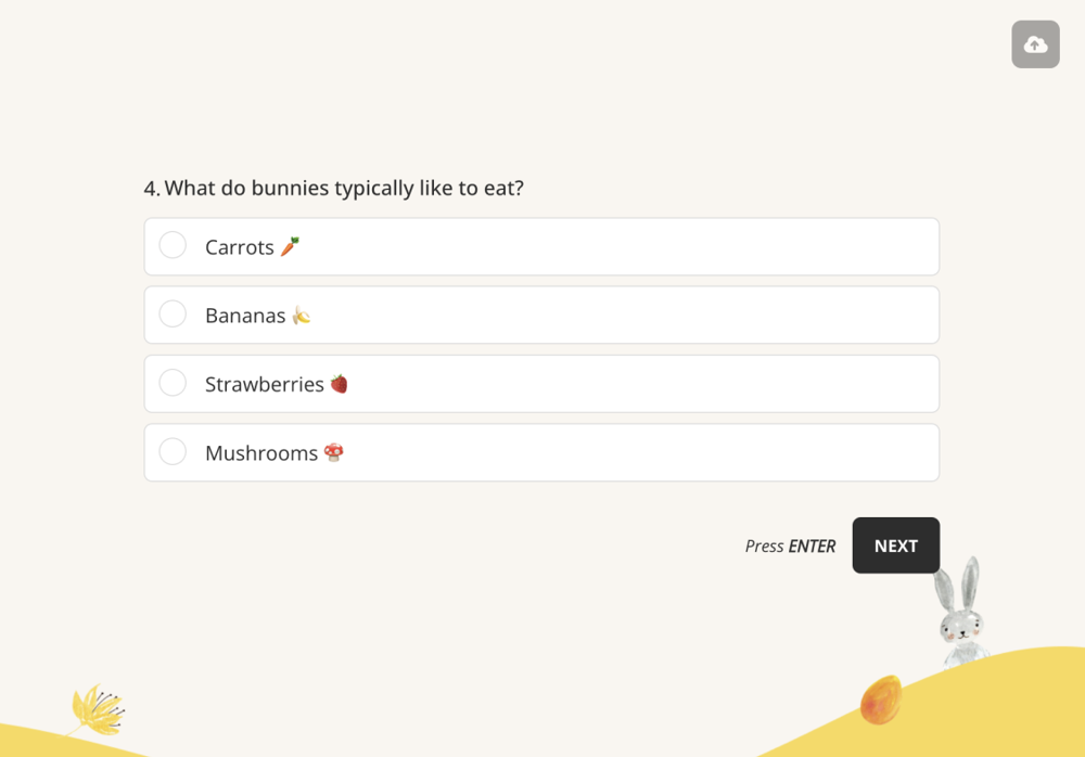 Eine Osterquizfrage für Kinder