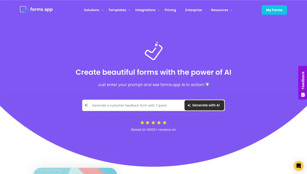 Utiliza la IA para crear formularios