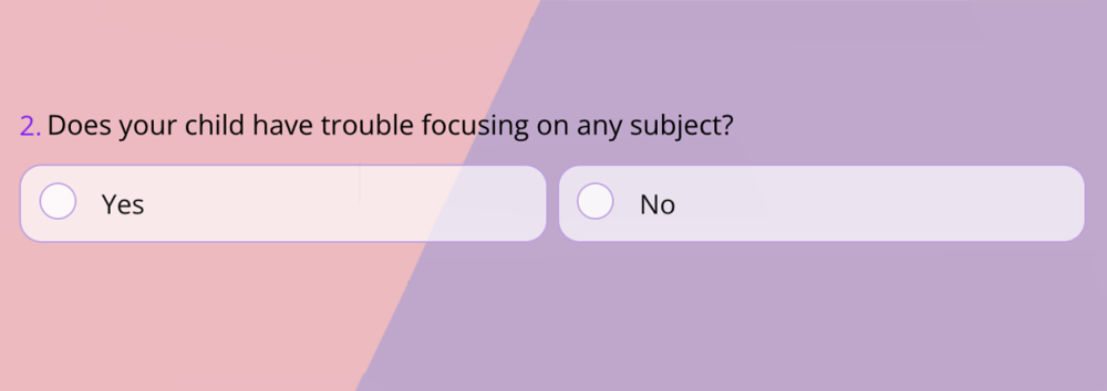 Une question de sondage pour les parents lors des conférences parents-enseignants