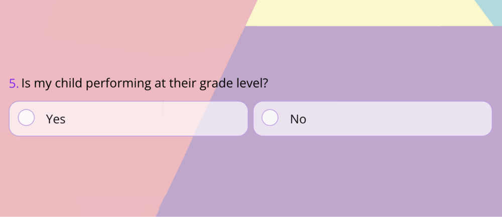 Une question académique pour un sondage de conférence parents-enseignants