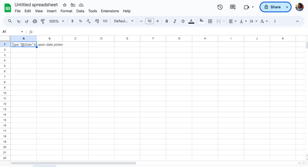 Cliquez sur le bouton "Partager"