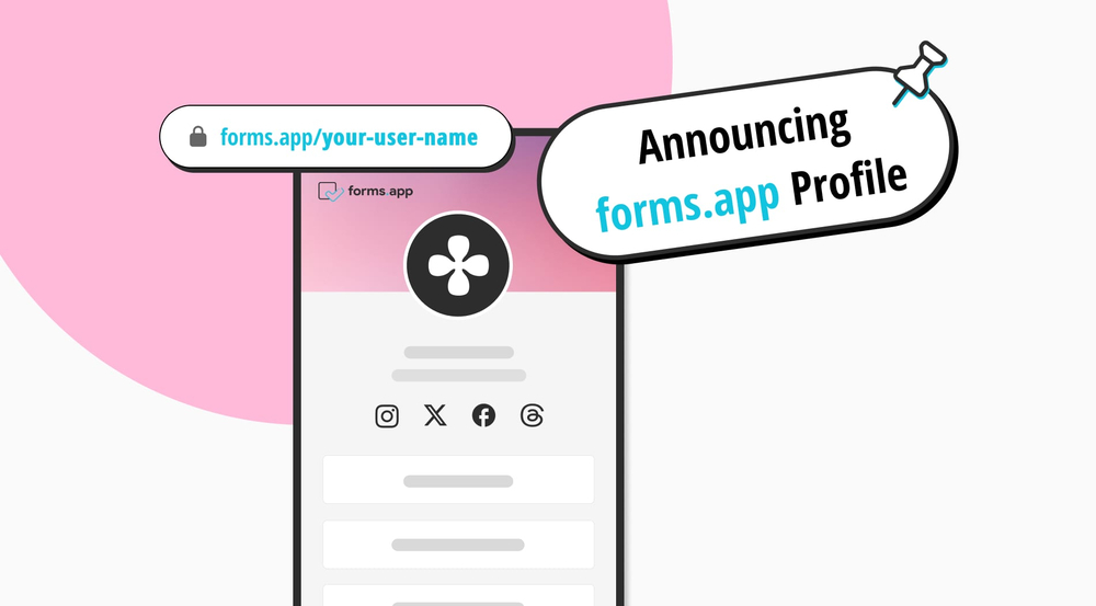 Announcing forms.app Profile: Bring your links & forms together