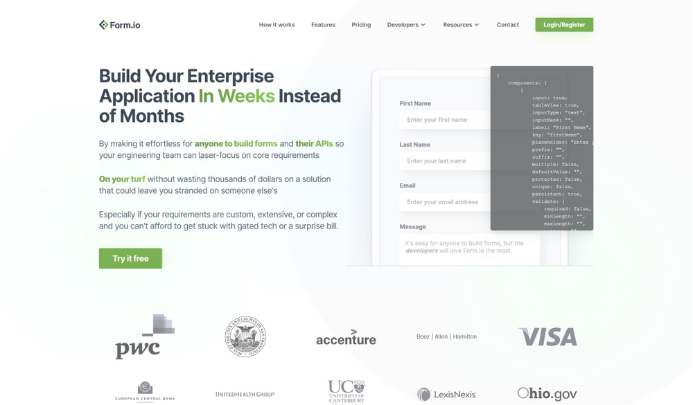 #4&nbsp;Crowdsignal alternative - Form.io