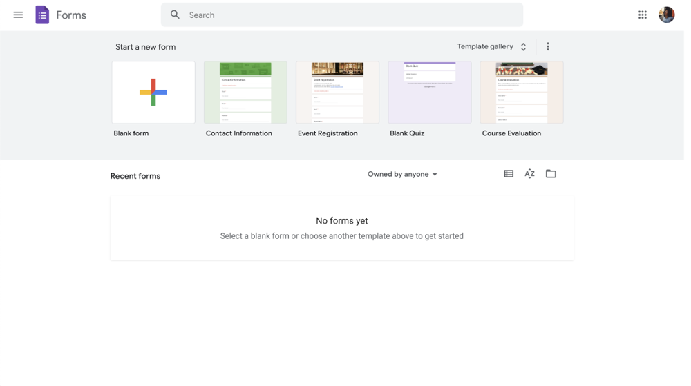 Choose a beginning option