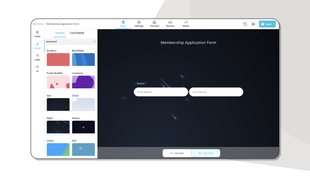 Customizing the design of your pop-up survey
