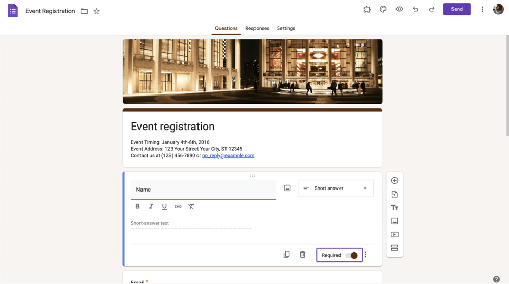 Set up response validation