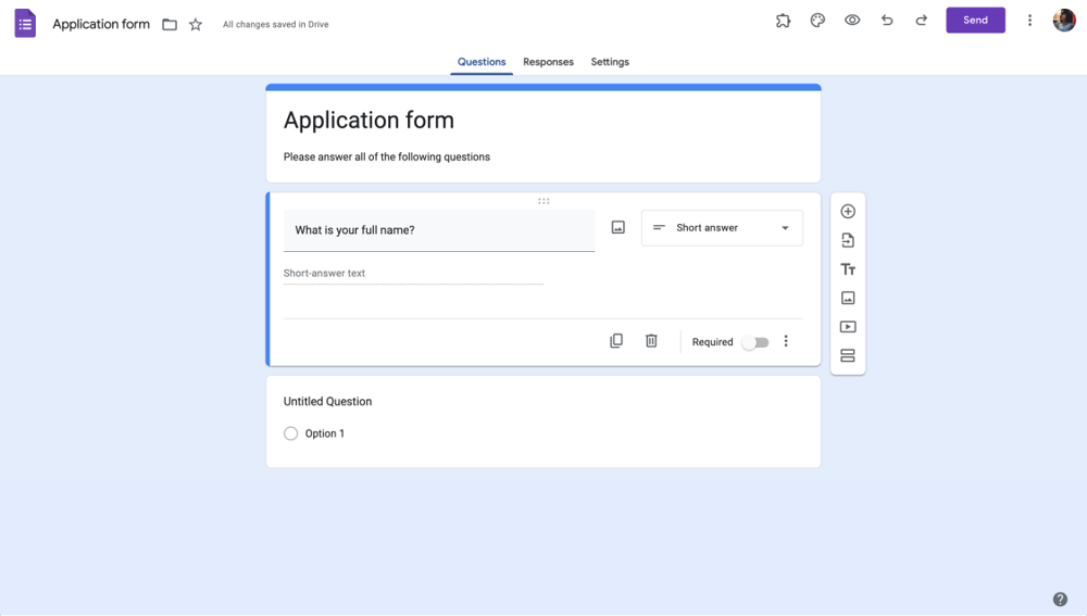 Customize your form