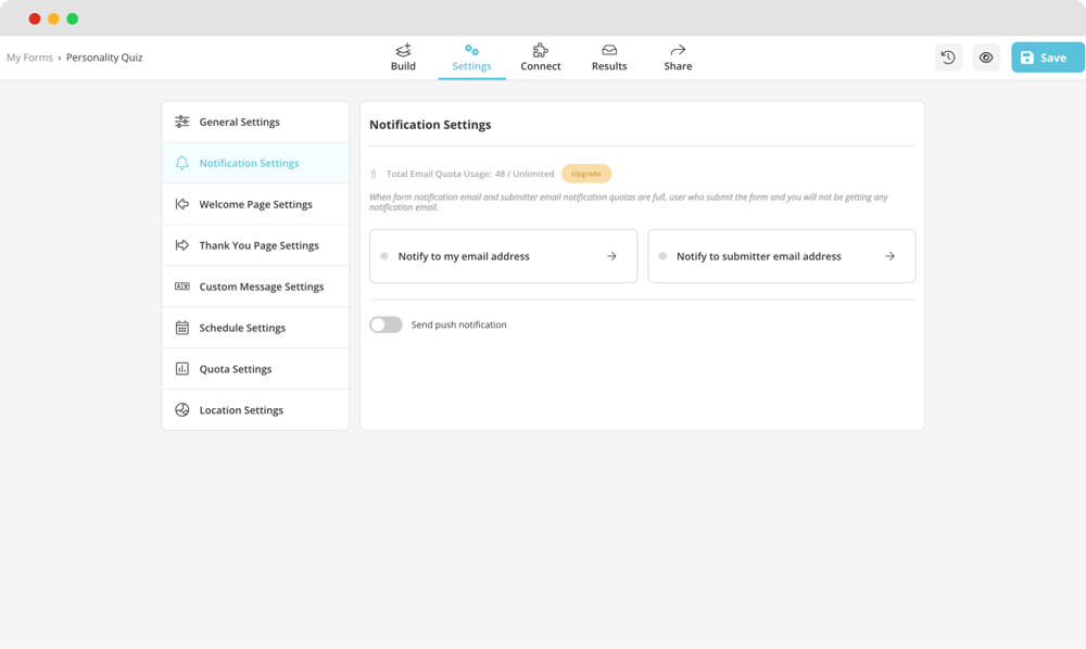Enable notifications