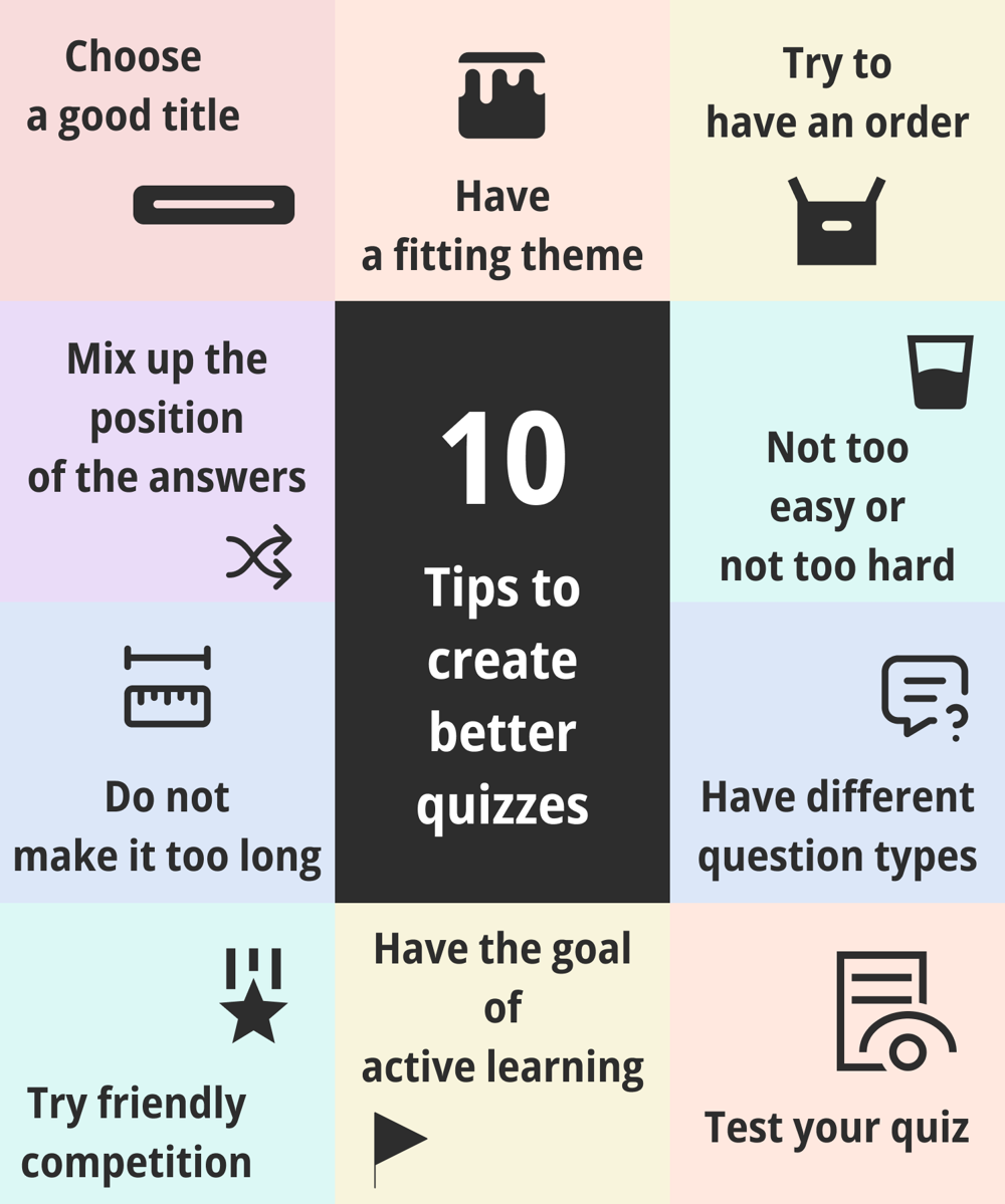 Expert tips for quizzes