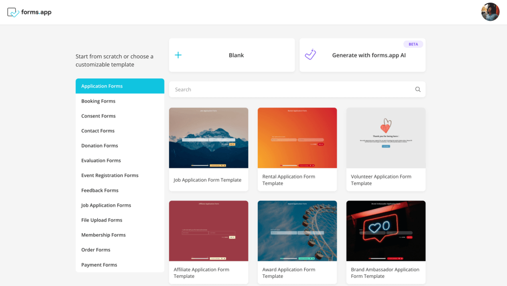 Choisissez un modèle ou commencez à partir d'une page vierge