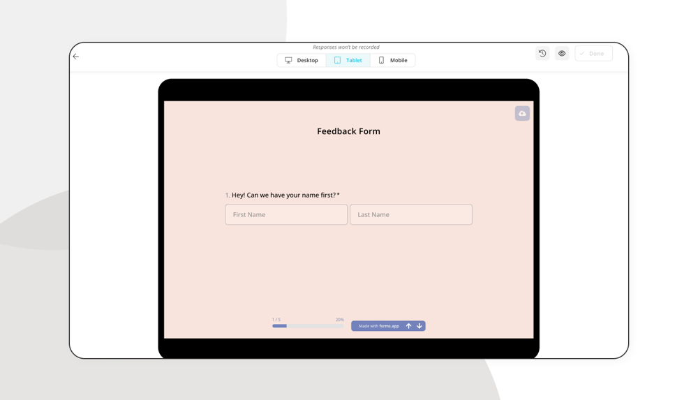 Prévisualisez votre enquête pour tester