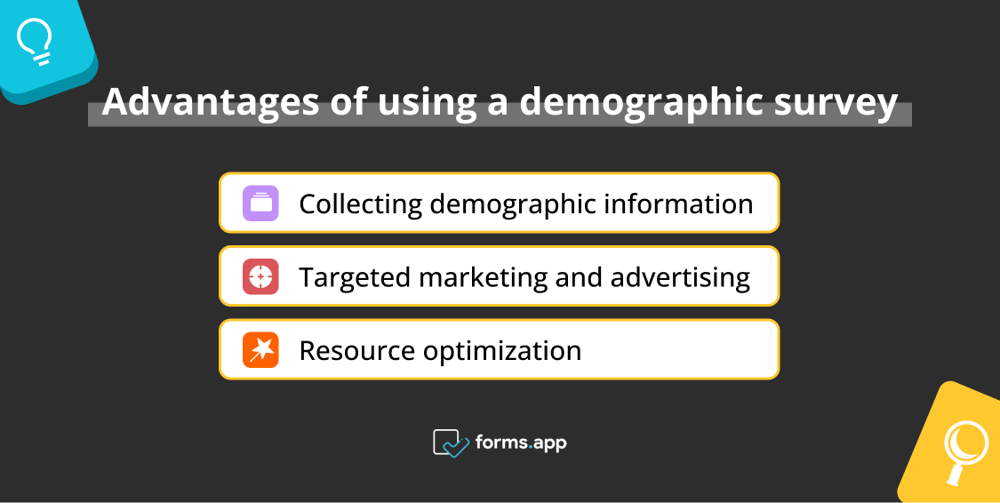 Benefits of using demographic survey