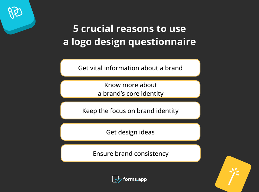 5 crucial reasons to use a logo design questionnaire