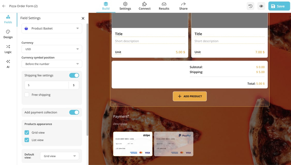 Make some adjustments to currency, shipment fees, and so on