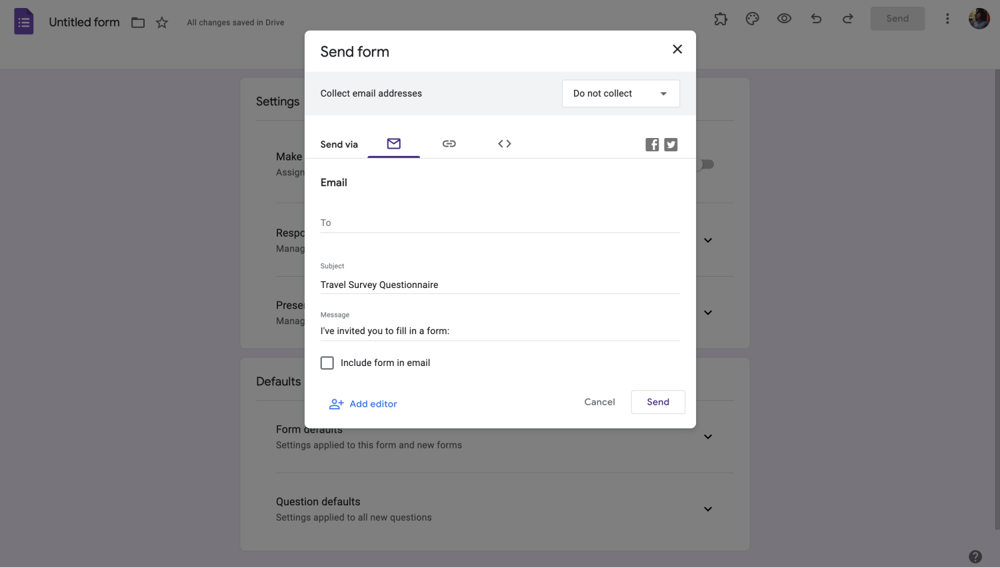 Decide how to share your form