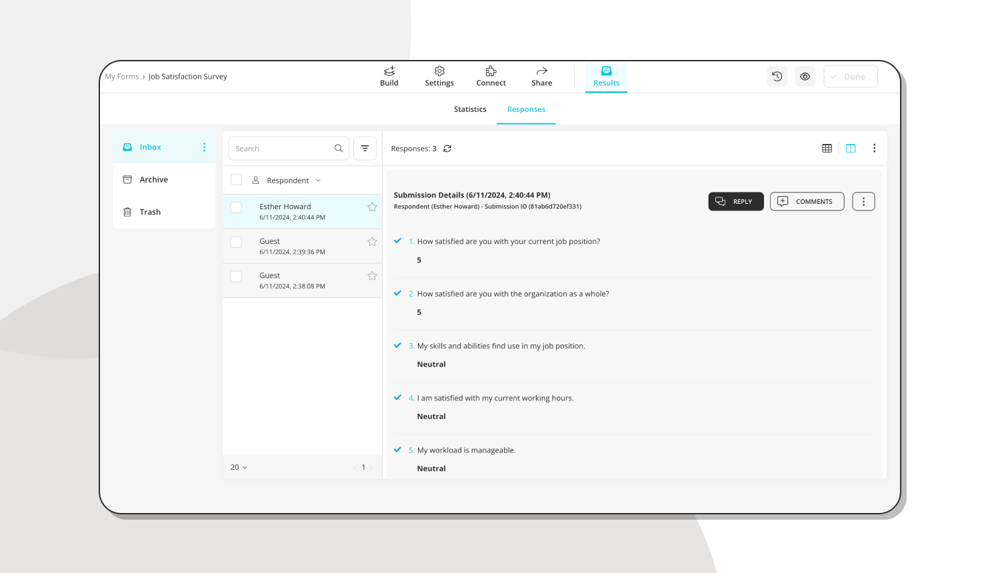 Analysez votre sondage