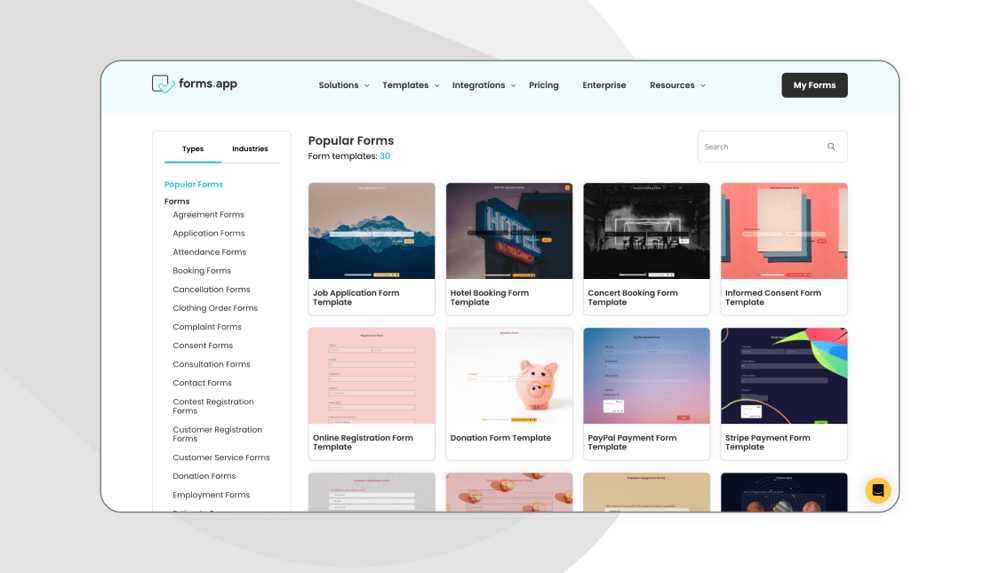 Choisissez un modèle