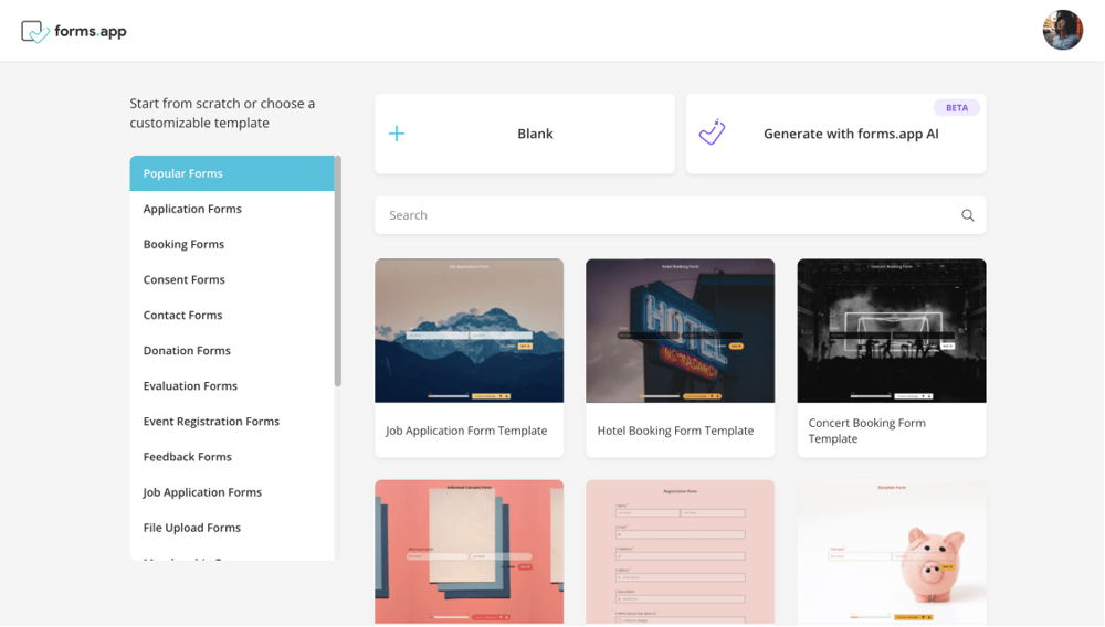 Choose how you like to start creating your perception survey