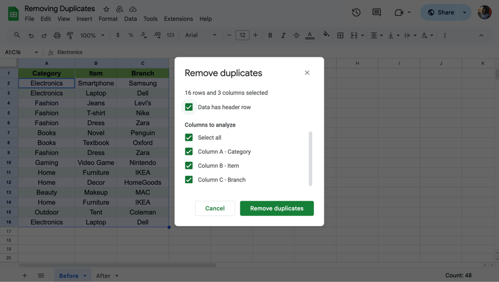 Personaliza la configuración