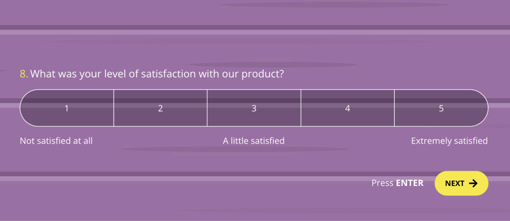 Likert scale question example