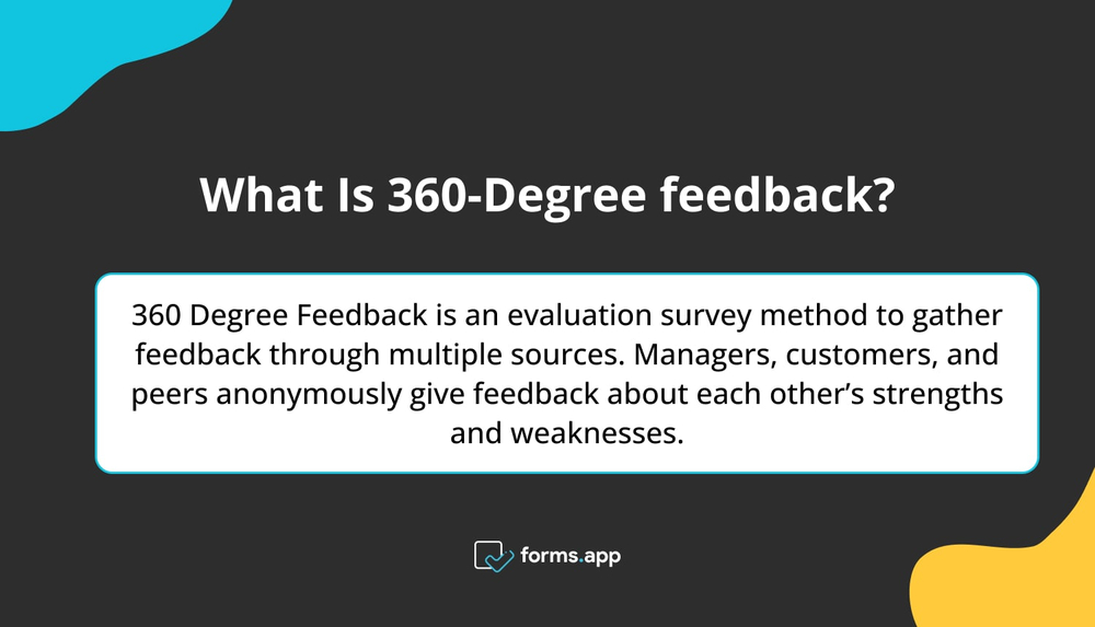 The definition of 360-Degree feedback