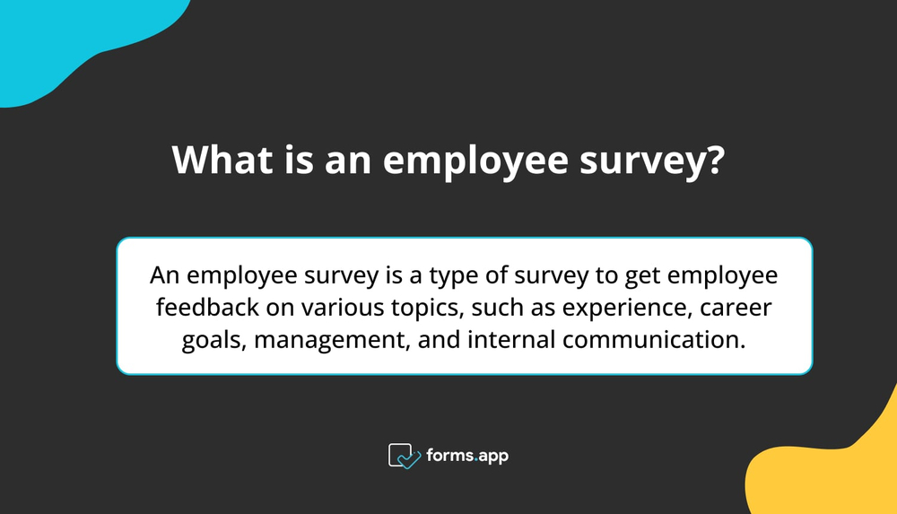 The definition of employee survey