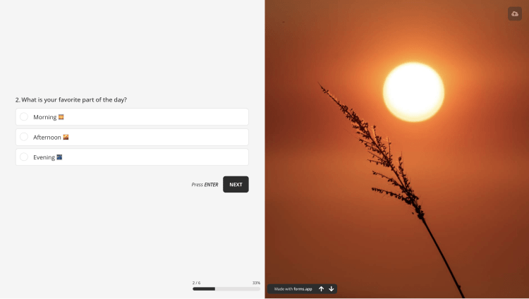 Eine allgemeine Umfragefrage für Kinder