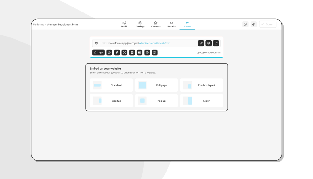 Bir paylaşım yöntemi seçme