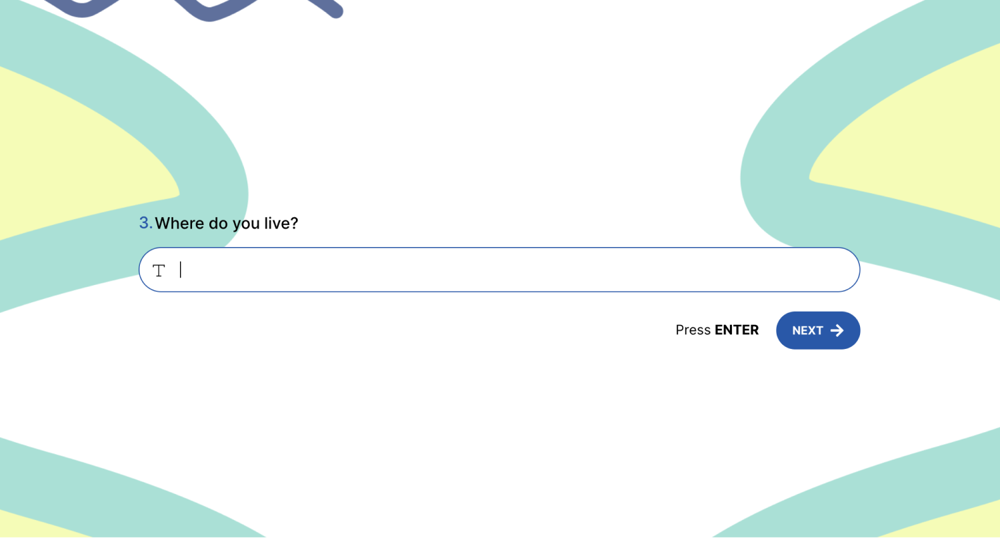 An open-ended question sample