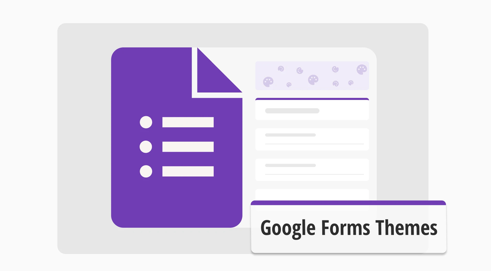 İpuçları ile birlikte Google Forms tema kılavuzu