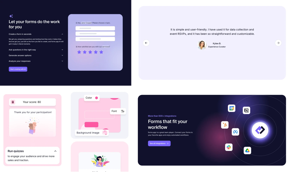 The new page elements designed to better inform people and help them navigate