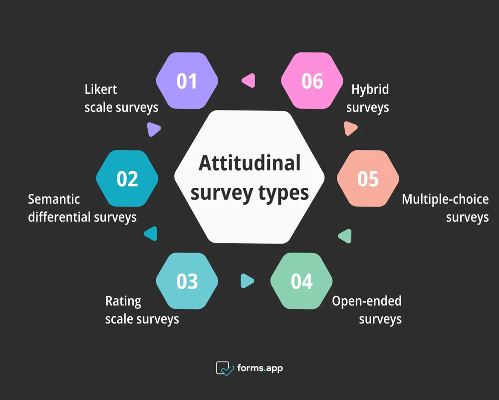 Arten von Einstellungsumfragen