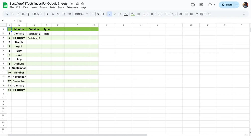 Before page of custom series