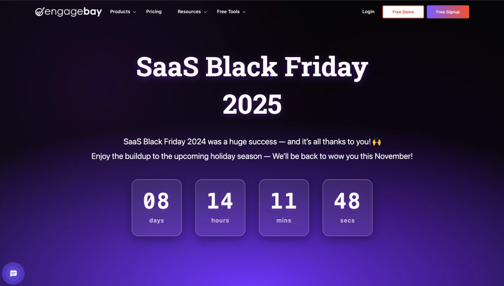 Discount page of EngageBay