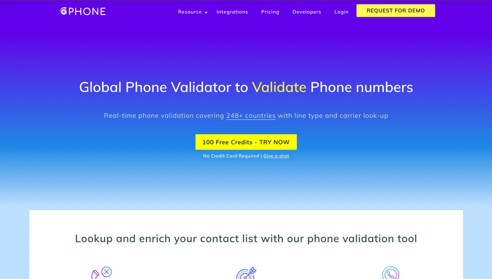 Homepage of ClearoutPhone