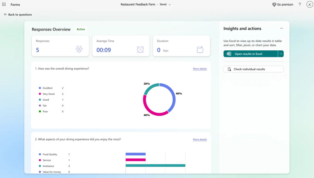 Check your form responses