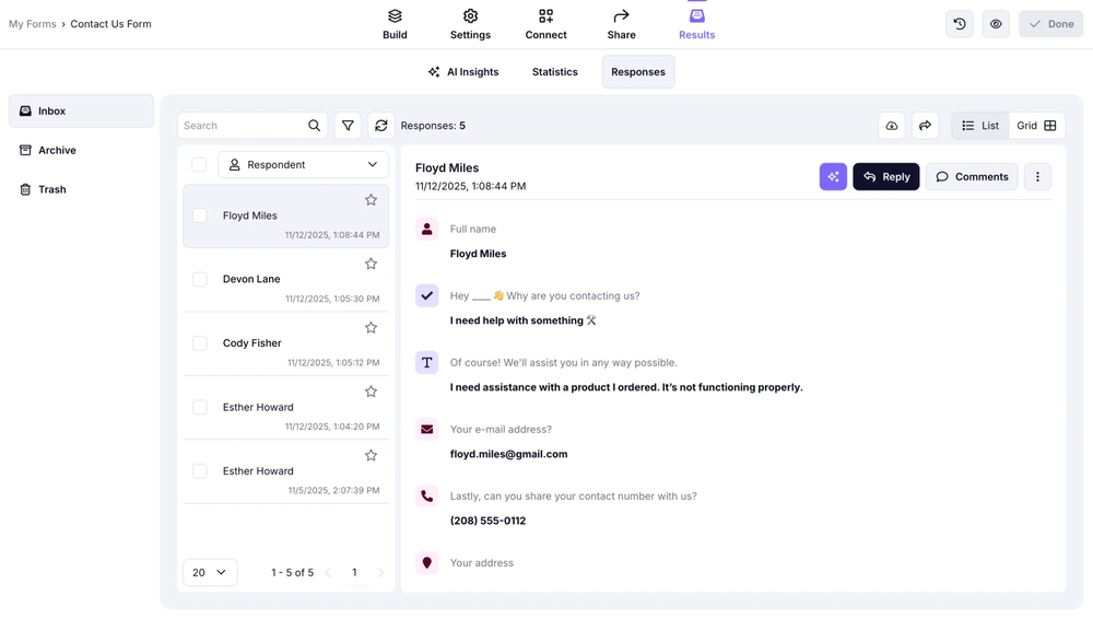 Share your online survey