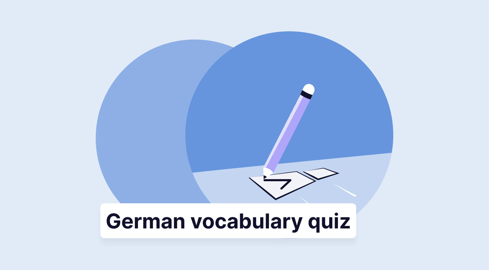 How to create a German vocabulary quiz (Questions & templates)