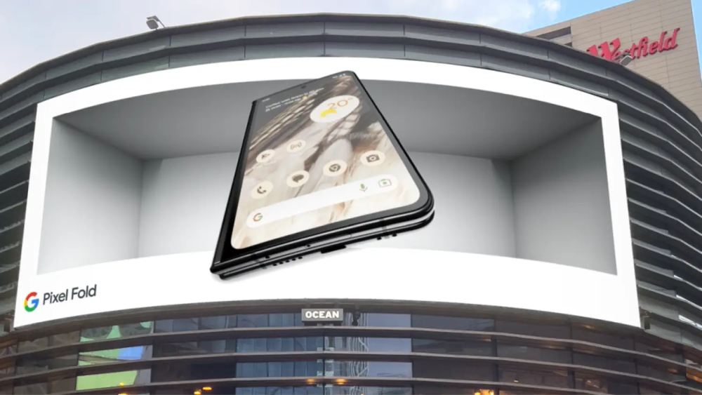 Google Pixel'in gerilla pazarlama örneği (Kaynak: Kampanya)