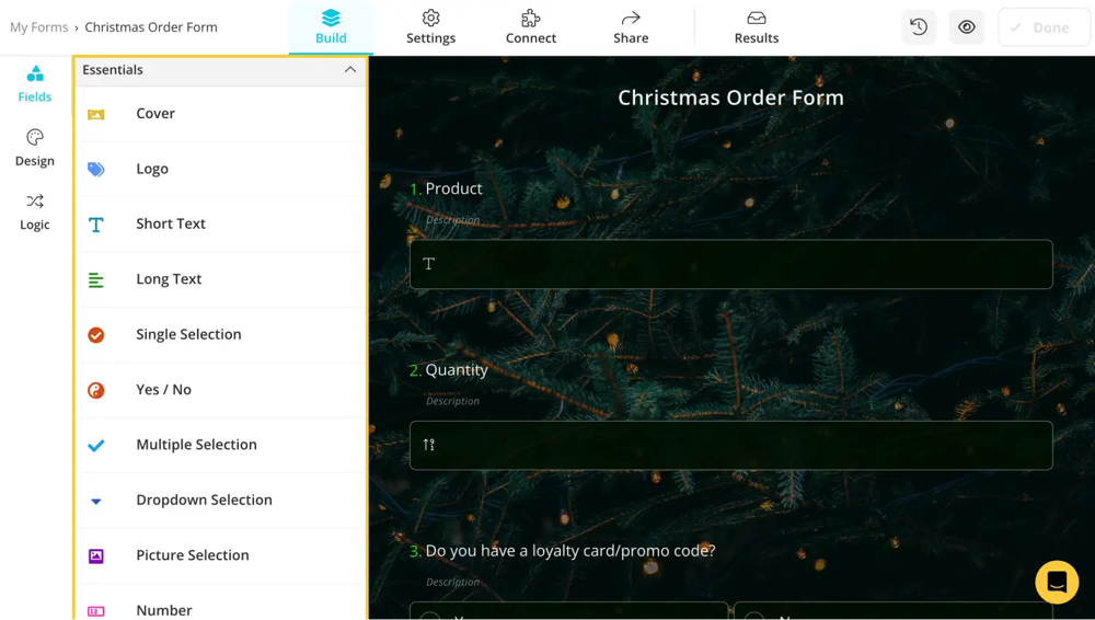 Check the other essential fields