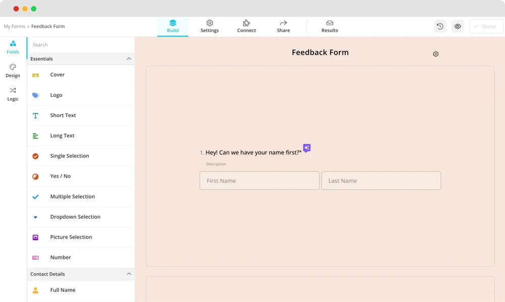 Fügen Sie Ihre Fragen hinzu