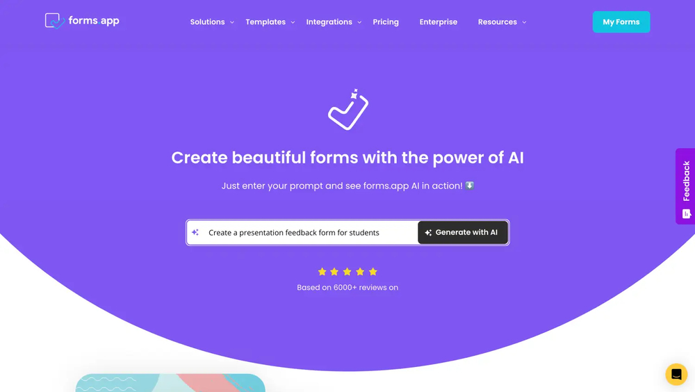 Generate your form with AI