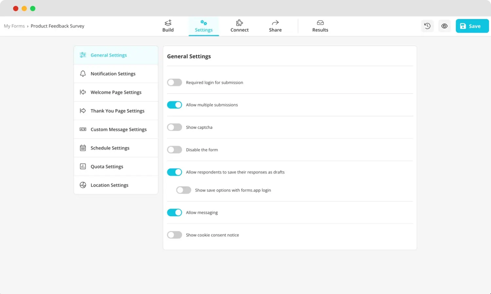 Personalize as configurações de notificação por e-mail