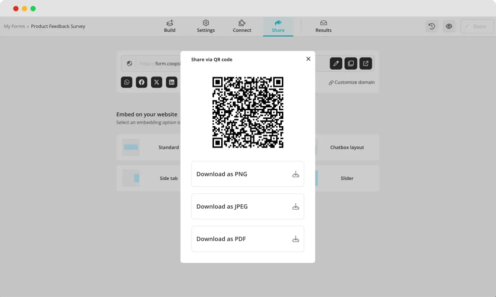 Compartilhe sua pesquisa