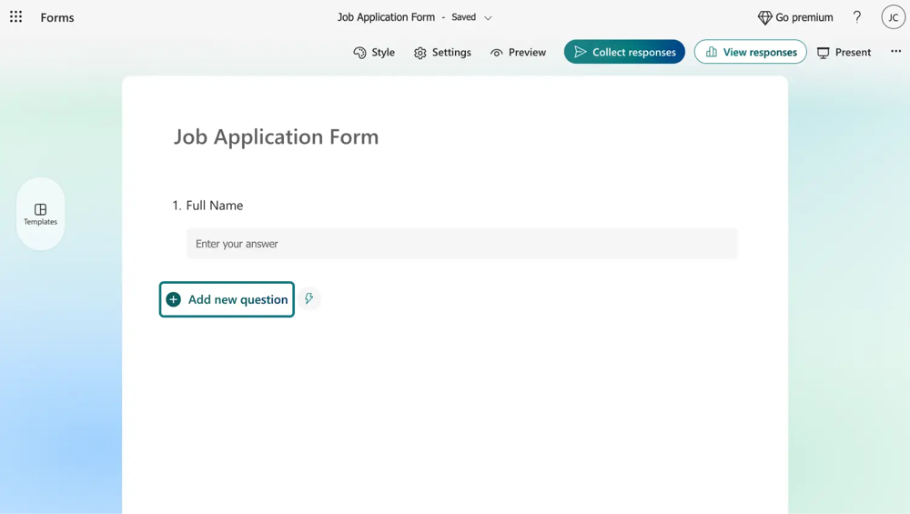 Add your own questions